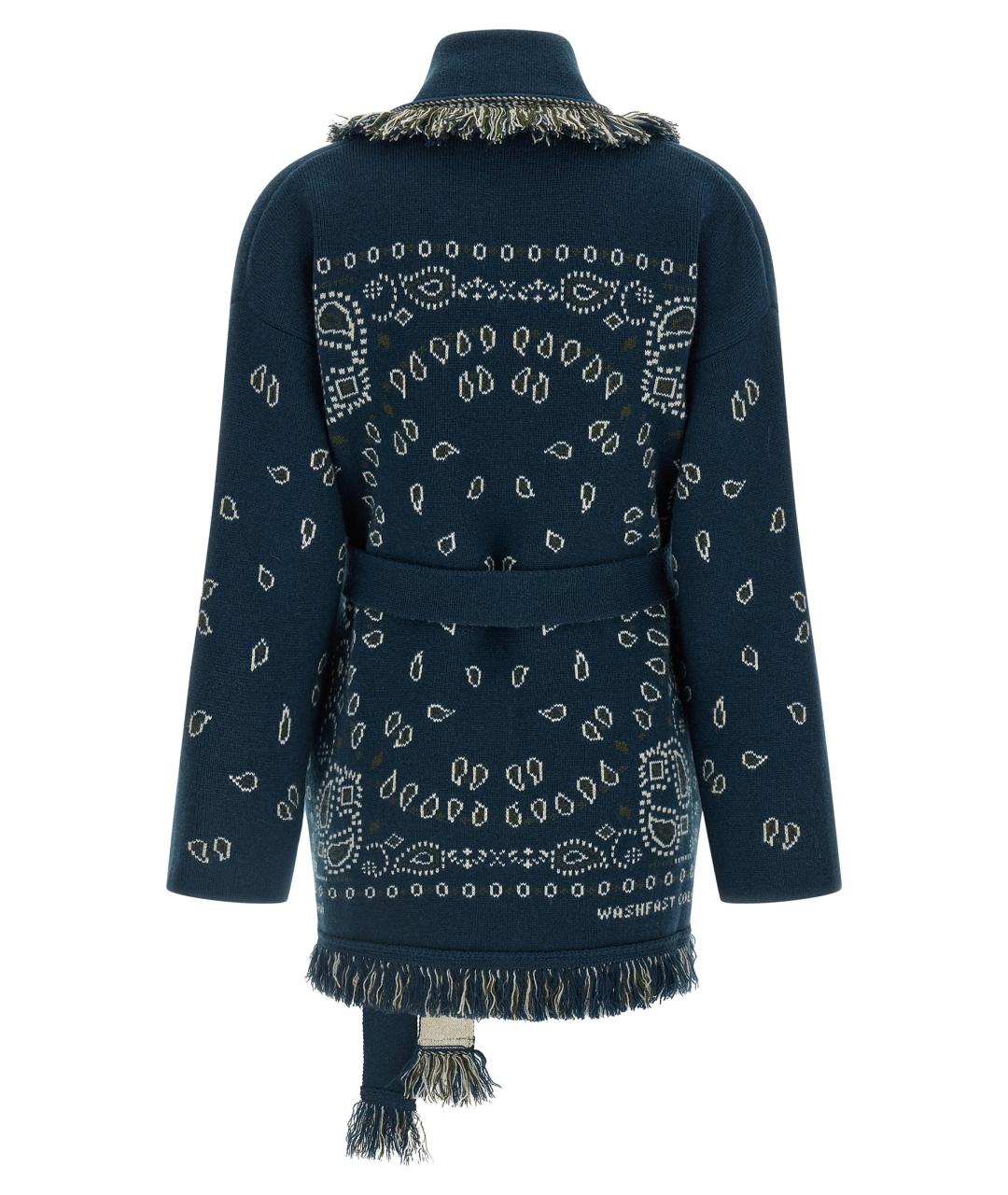 ALANUI Синий кашемировый кардиган, фото 2