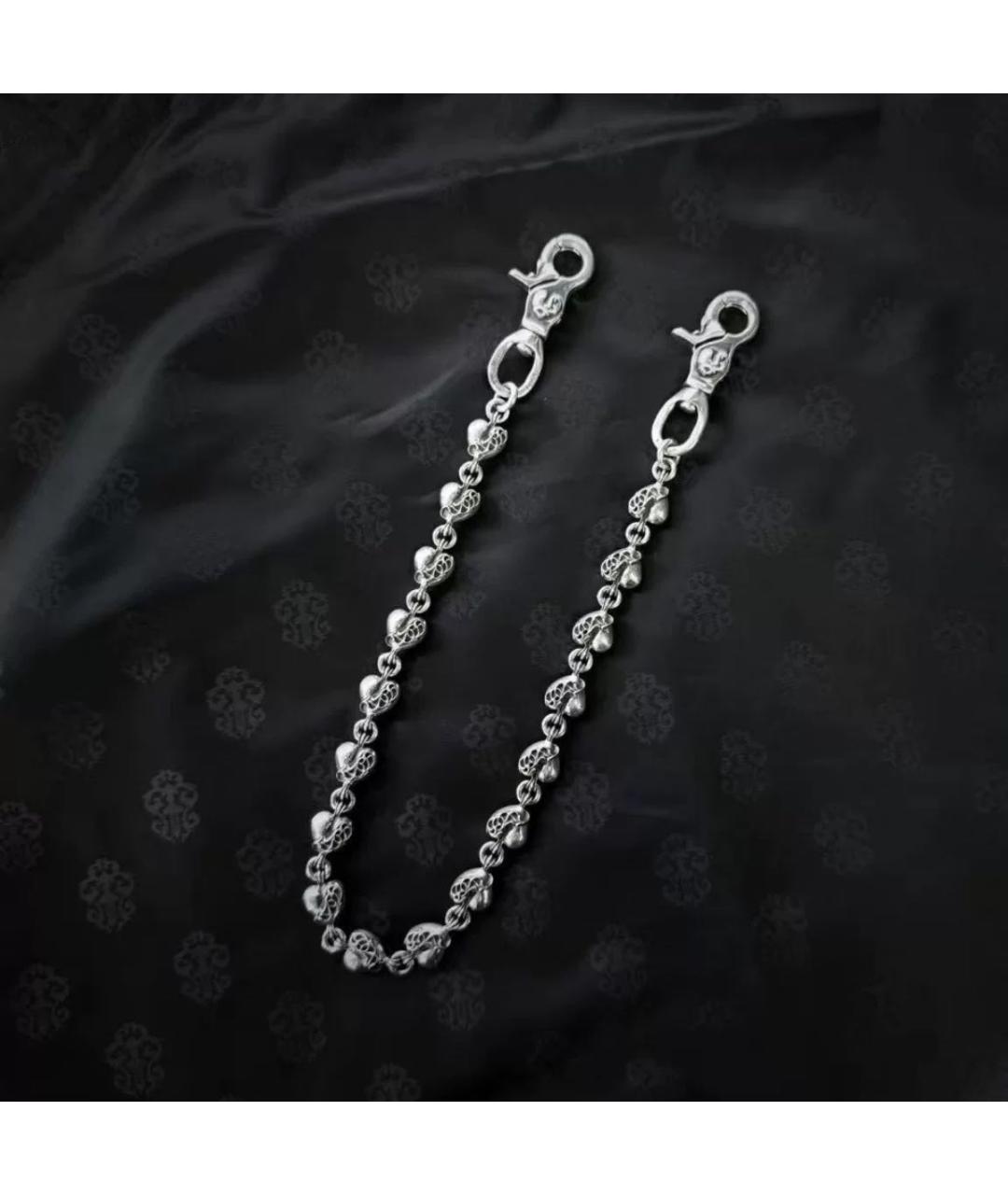 CHROME HEARTS Серебряная цепочка, фото 4