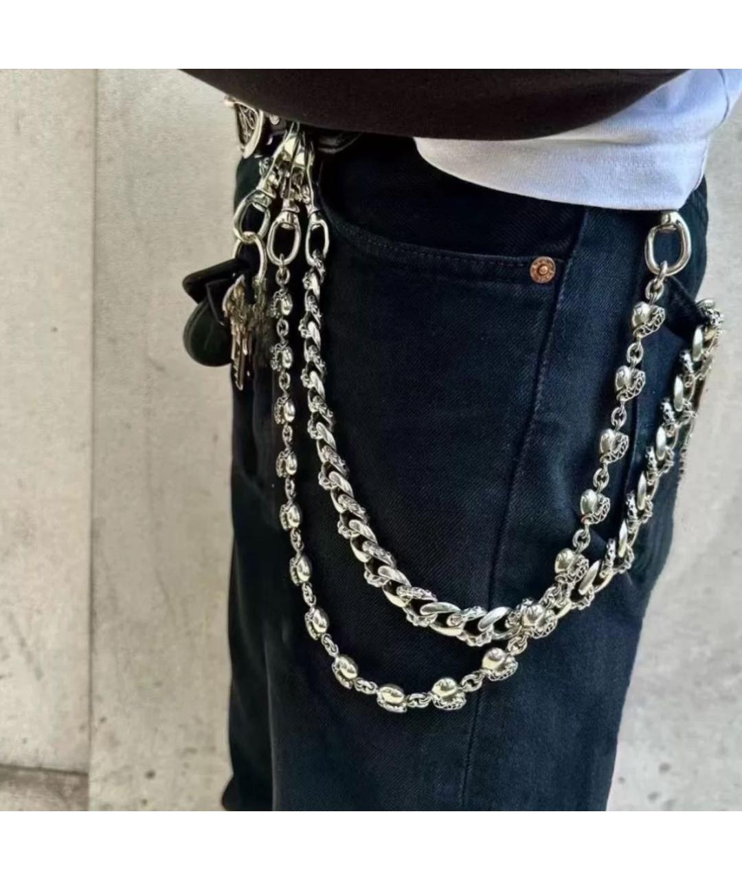 CHROME HEARTS Серебряная цепочка, фото 3