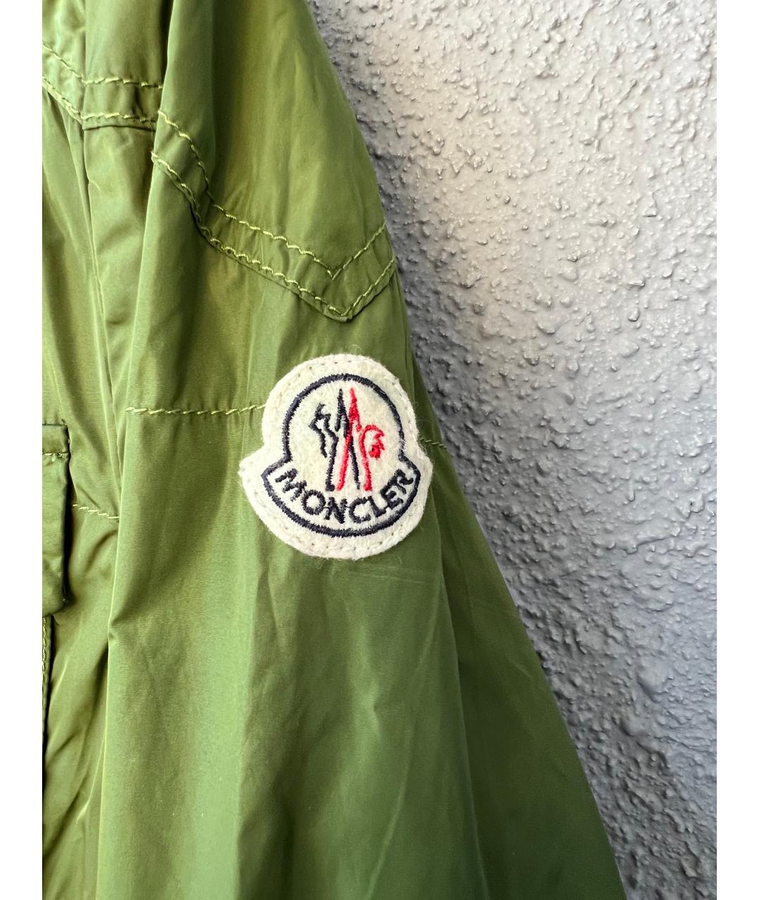 MONCLER Зеленая куртка, фото 2
