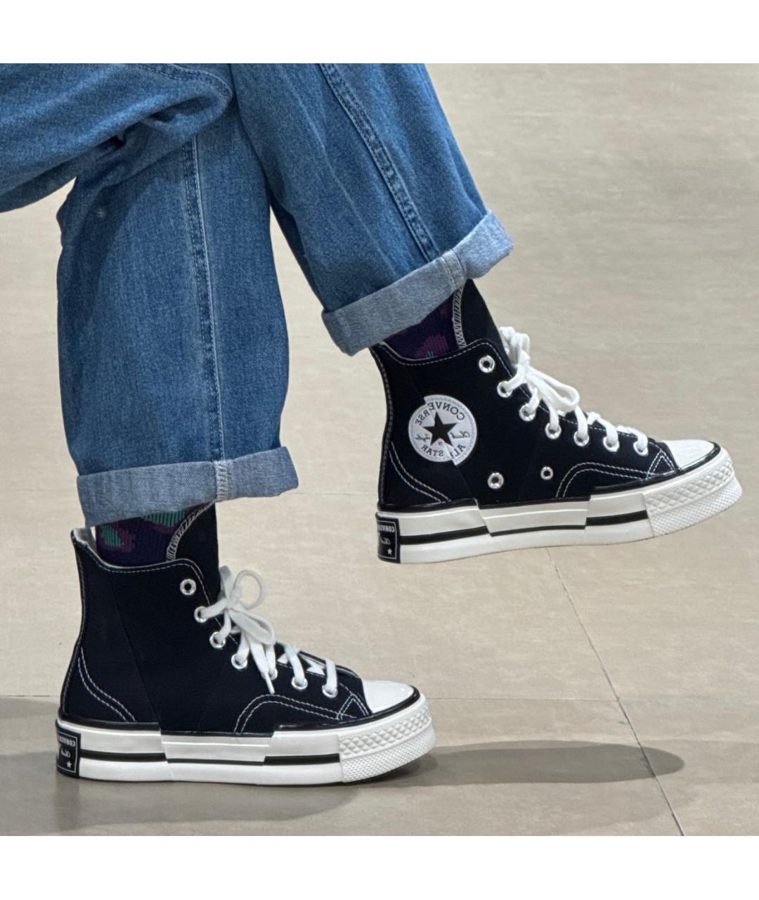 CONVERSE Черные кеды, фото 7