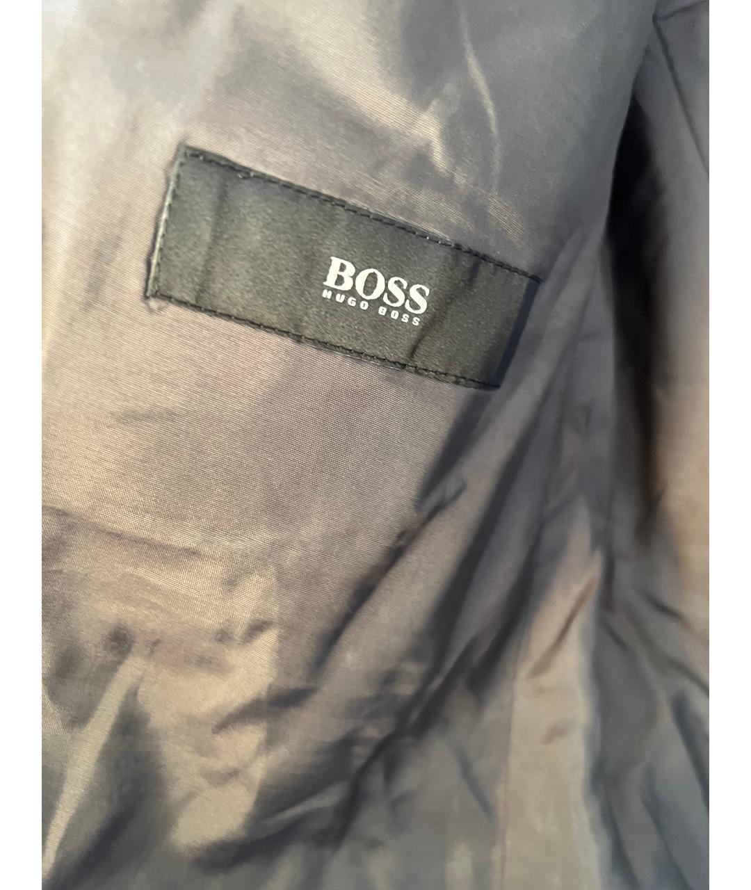 HUGO BOSS Серый шерстяной пиджак, фото 3