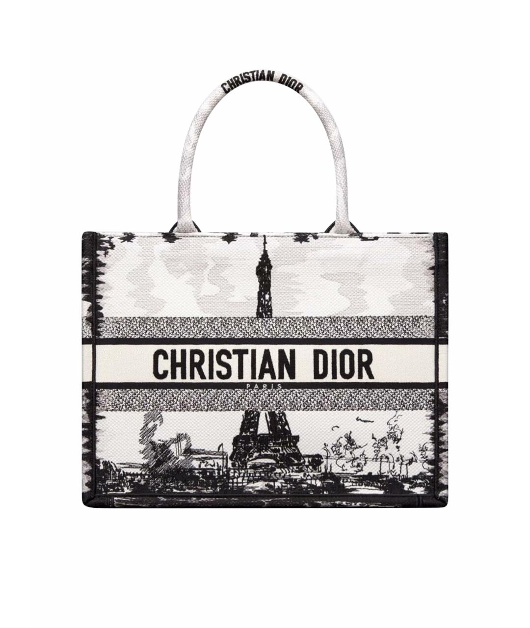 CHRISTIAN DIOR Белая сумка тоут, фото 1
