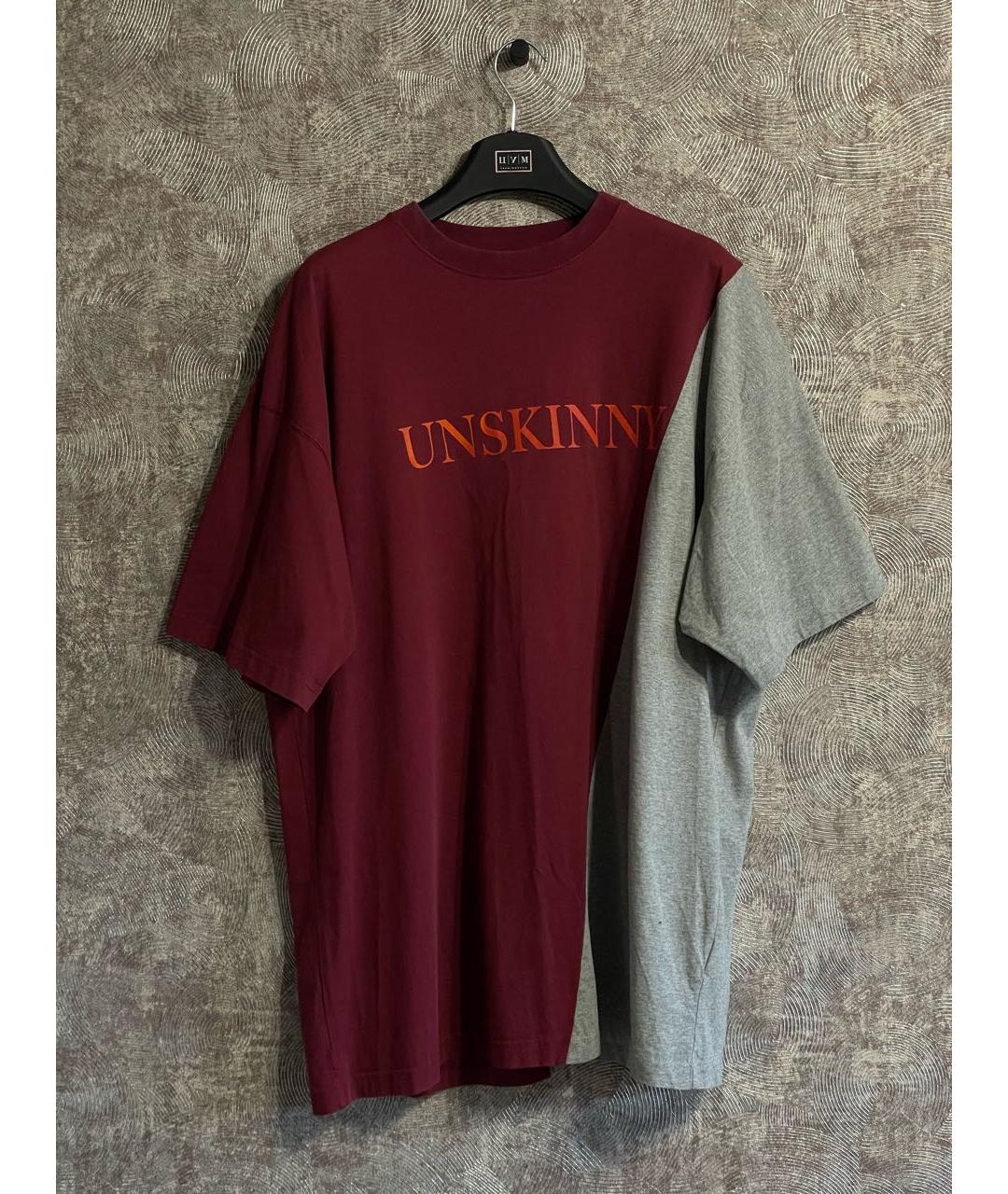 VETEMENTS Красная хлопковая футболка, фото 9