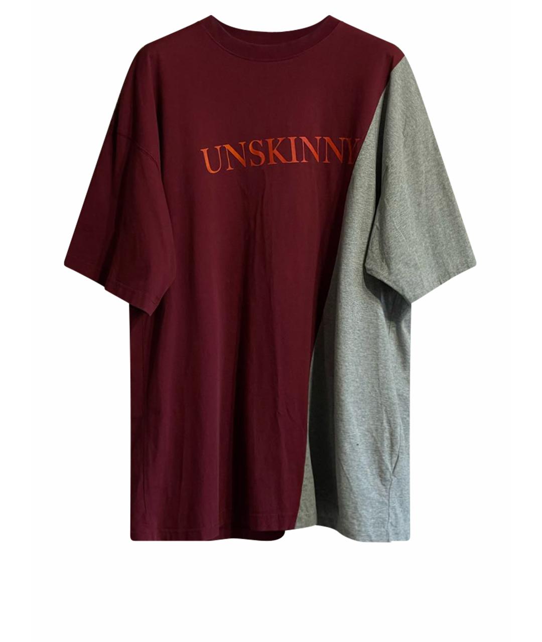 VETEMENTS Красная хлопковая футболка, фото 1