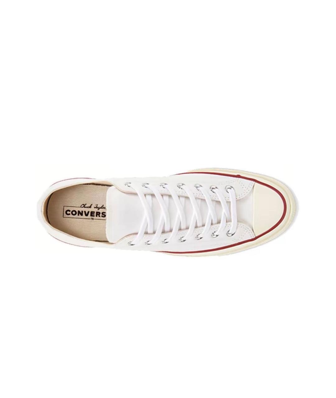 CONVERSE Белые текстильные кеды, фото 3