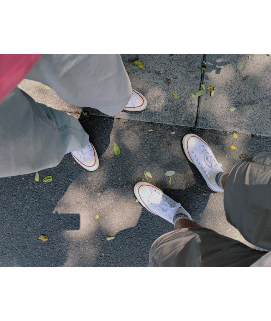 CONVERSE Белые текстильные кеды, фото 6