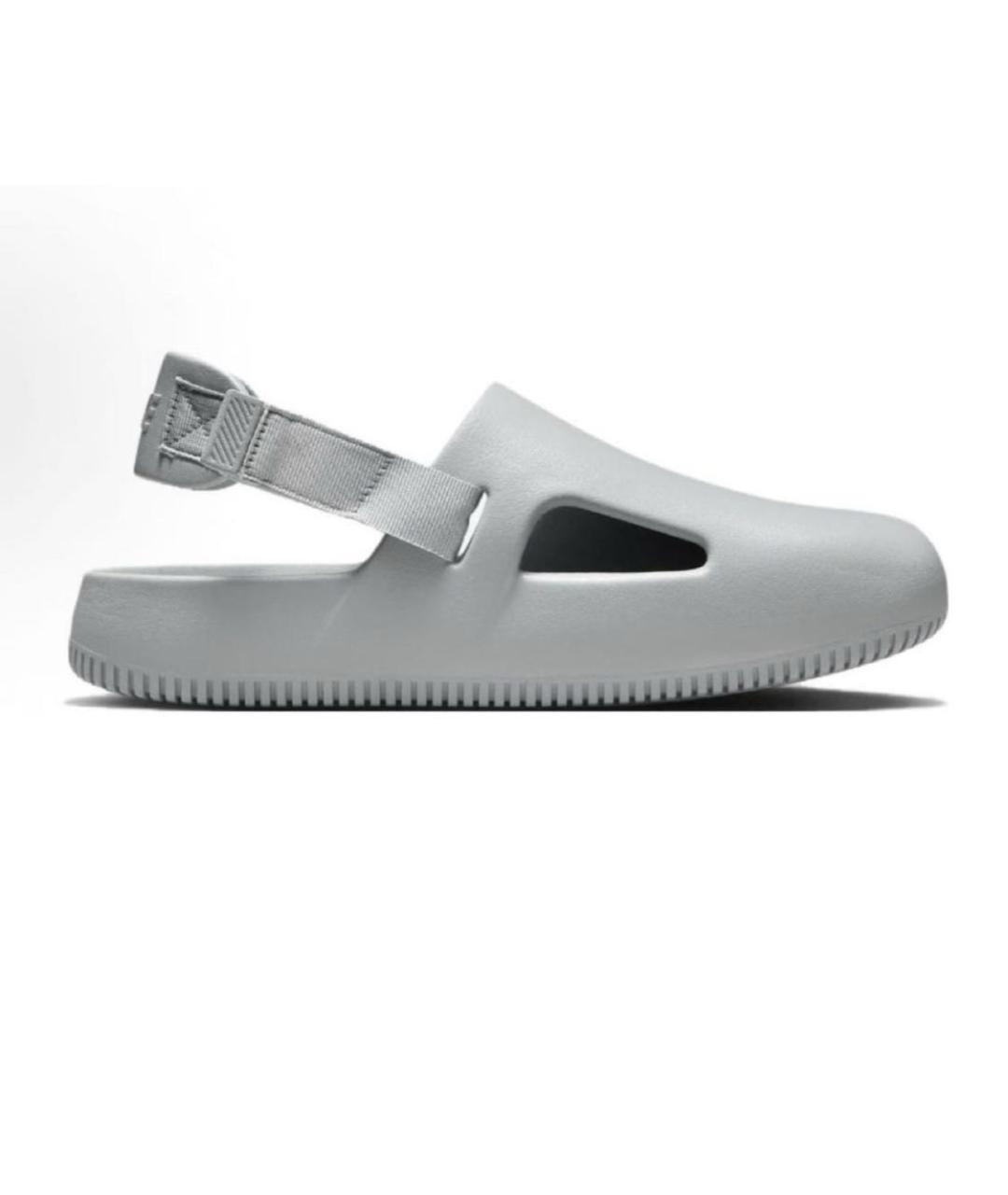 NIKE Серые резиновые сандалии, фото 4
