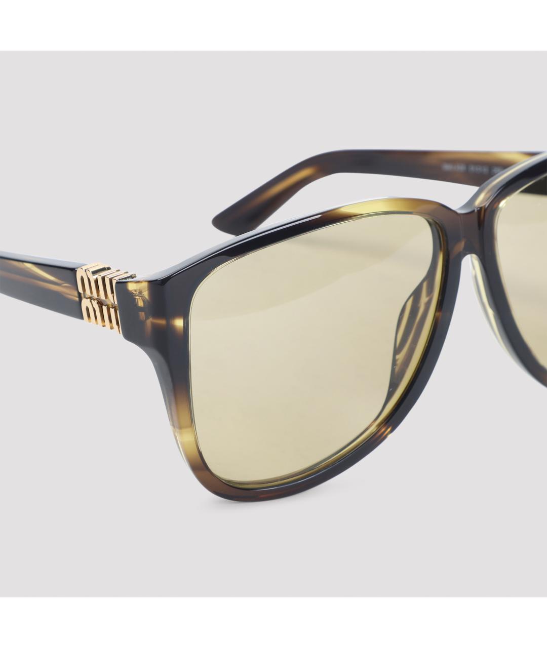 MIU MIU Мульти пластиковые солнцезащитные очки, фото 5