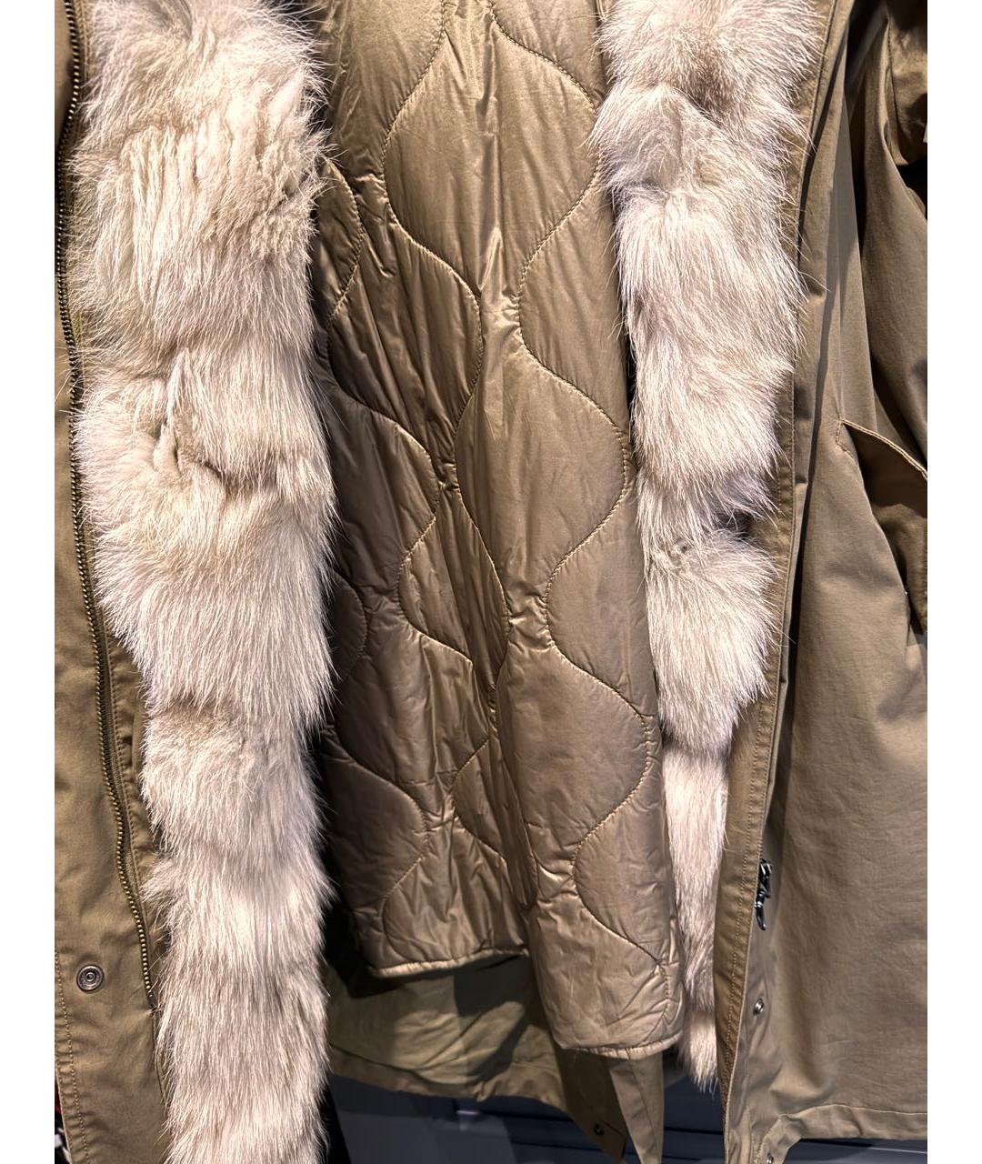 WOOLRICH Бежевая полиэстеровая парка, фото 4