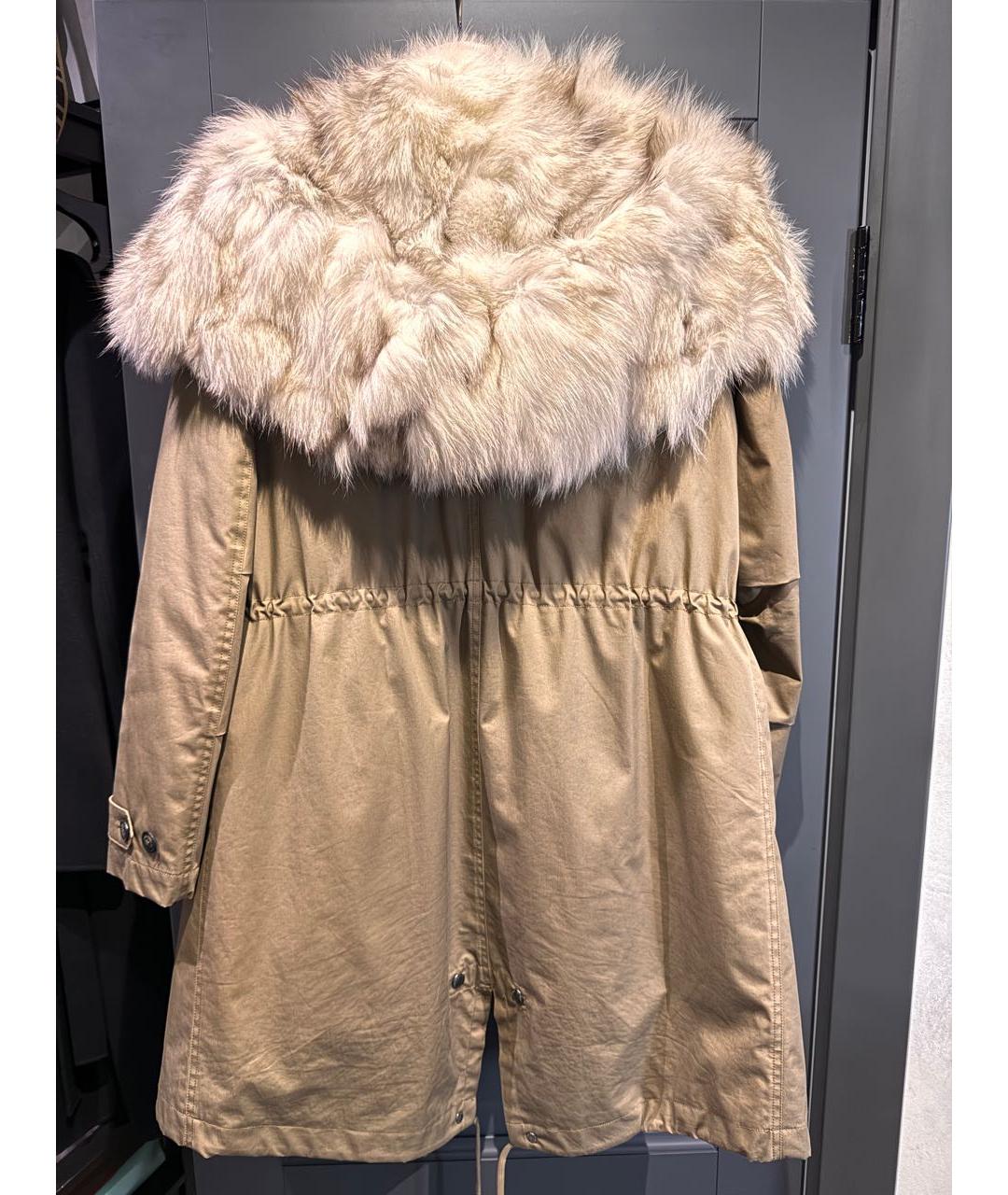 WOOLRICH Бежевая полиэстеровая парка, фото 2