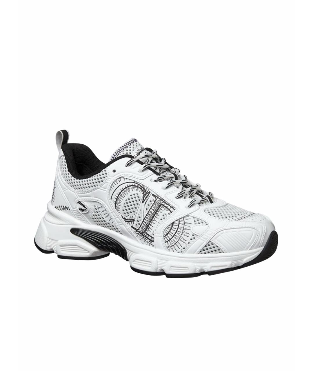 CHRISTIAN DIOR Белые кожаные кроссовки, фото 1