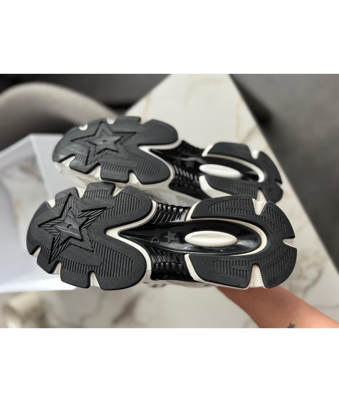 CHRISTIAN DIOR Белые кожаные кроссовки, фото 3