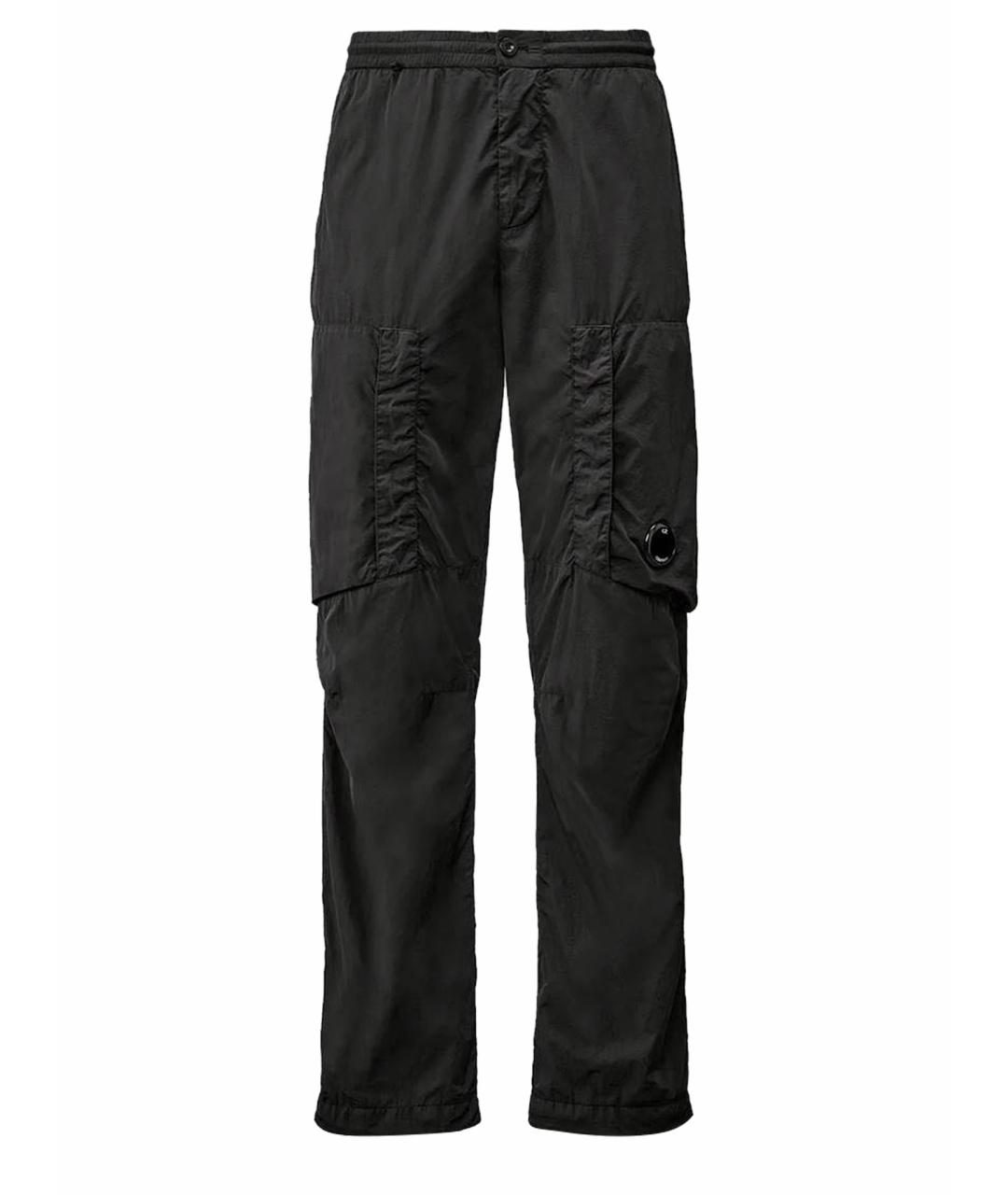 CP COMPANY Черные полиамидовые повседневные брюки, фото 1