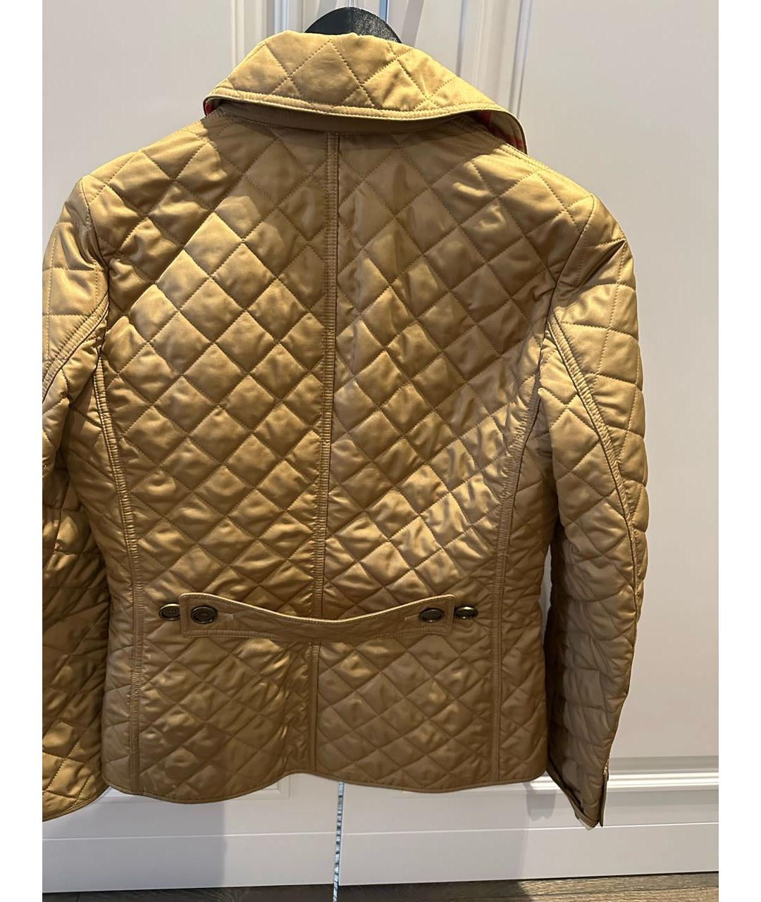 BURBERRY Коричневая хлопковая куртка, фото 2