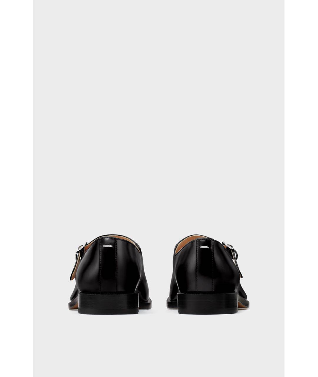 MAISON MARGIELA Черные кожаные балетки, фото 3