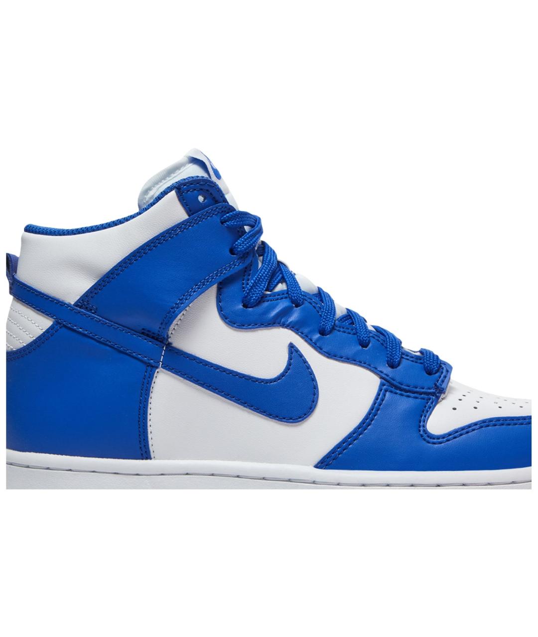 NIKE Синие кожаные кеды, фото 2