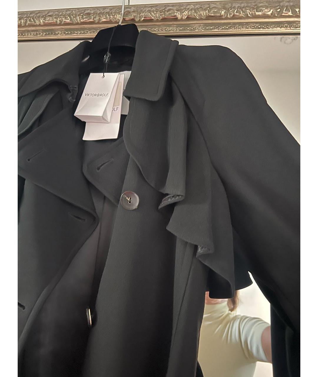 VIKTOR & ROLF Черный тренч/плащ, фото 6