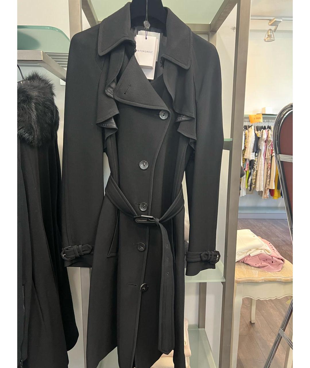 VIKTOR & ROLF Черный тренч/плащ, фото 7