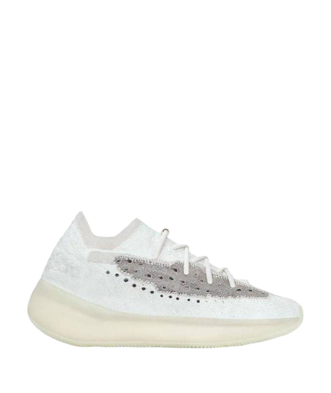 ADIDAS YEEZY Белые текстильные кроссовки, фото 1