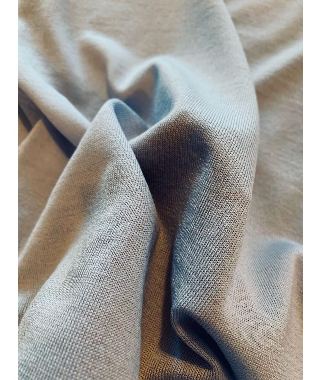 PRADA Голубой шерстяной джемпер / свитер, фото 6