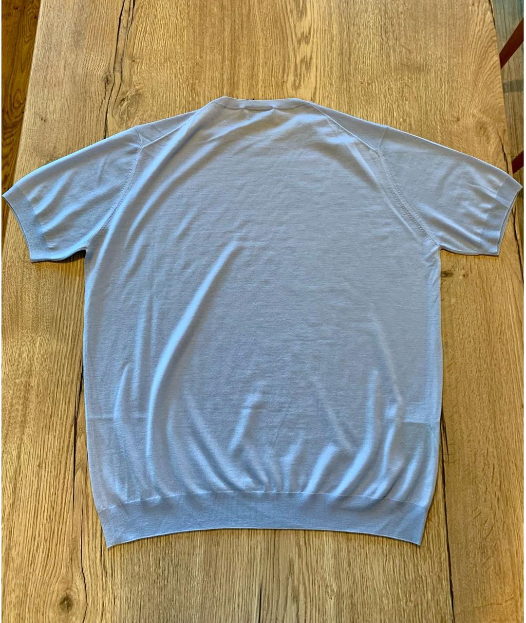 PRADA Голубой шерстяной джемпер / свитер, фото 2