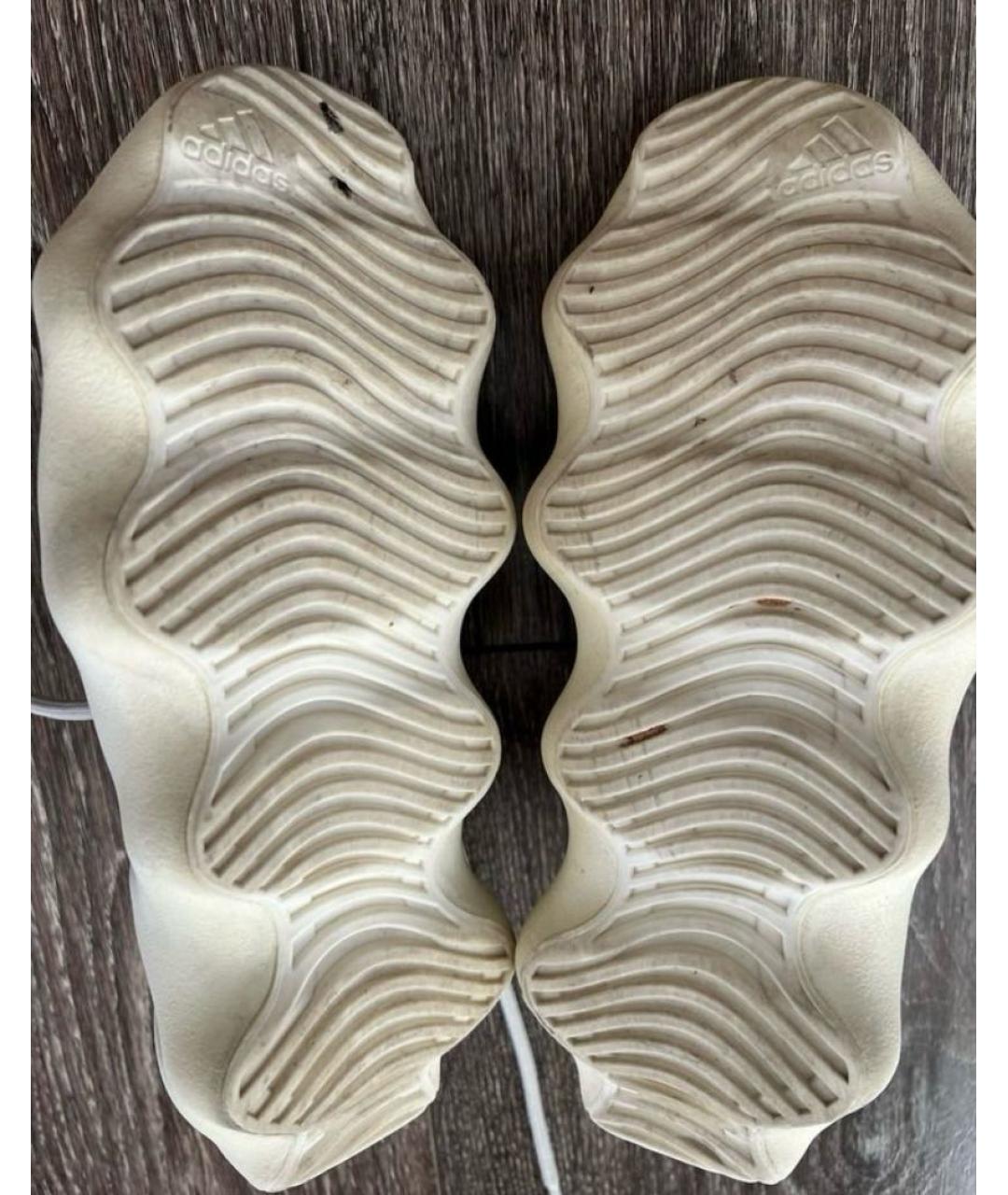 ADIDAS YEEZY Белые текстильные кроссовки, фото 2