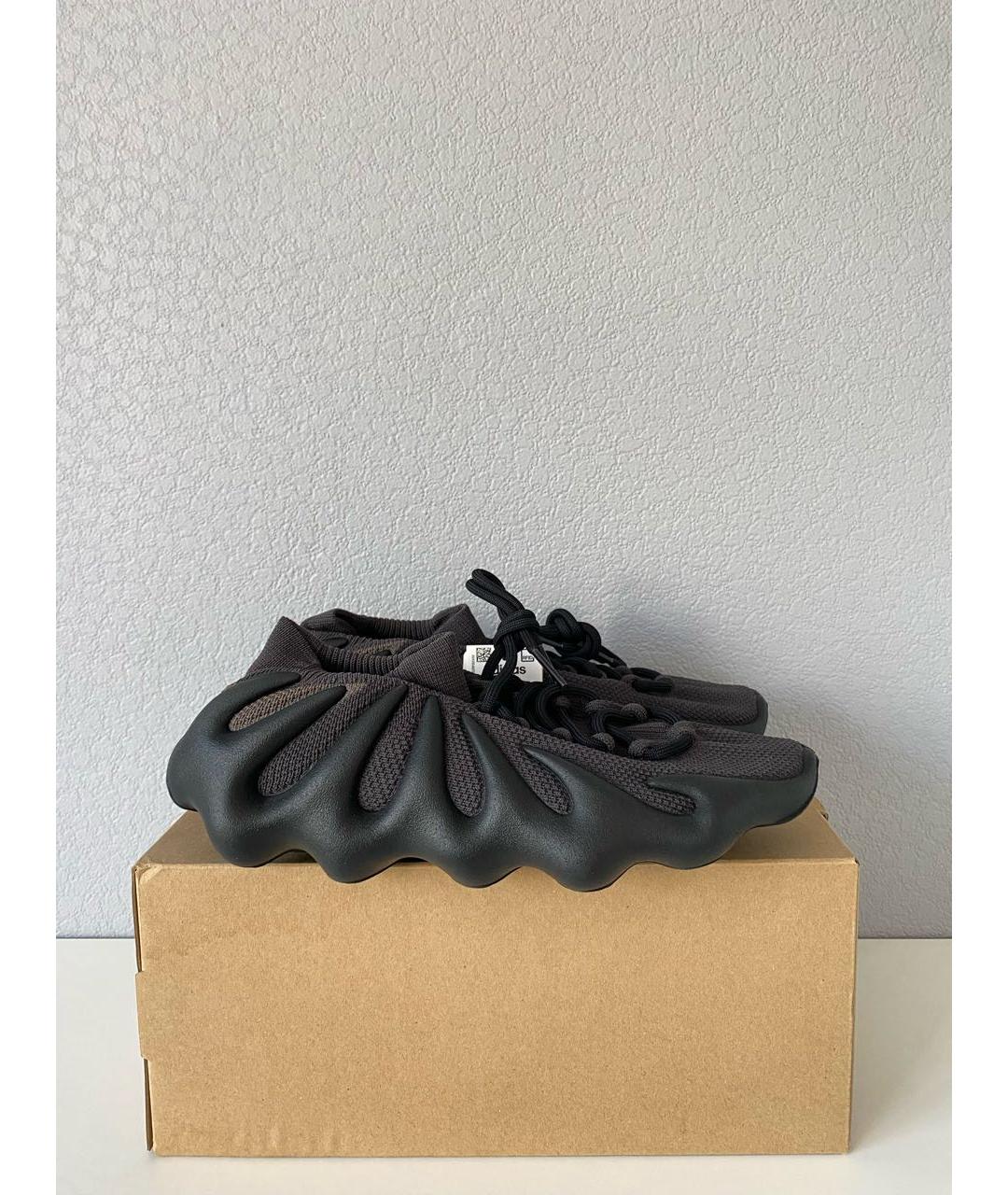 ADIDAS YEEZY Черные текстильные кроссовки, фото 4