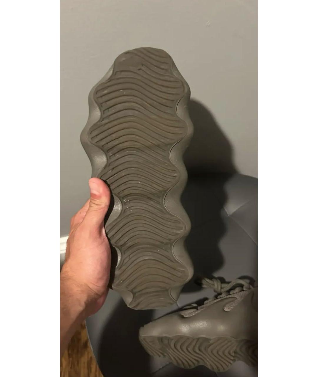 ADIDAS YEEZY Серые текстильные кроссовки, фото 2