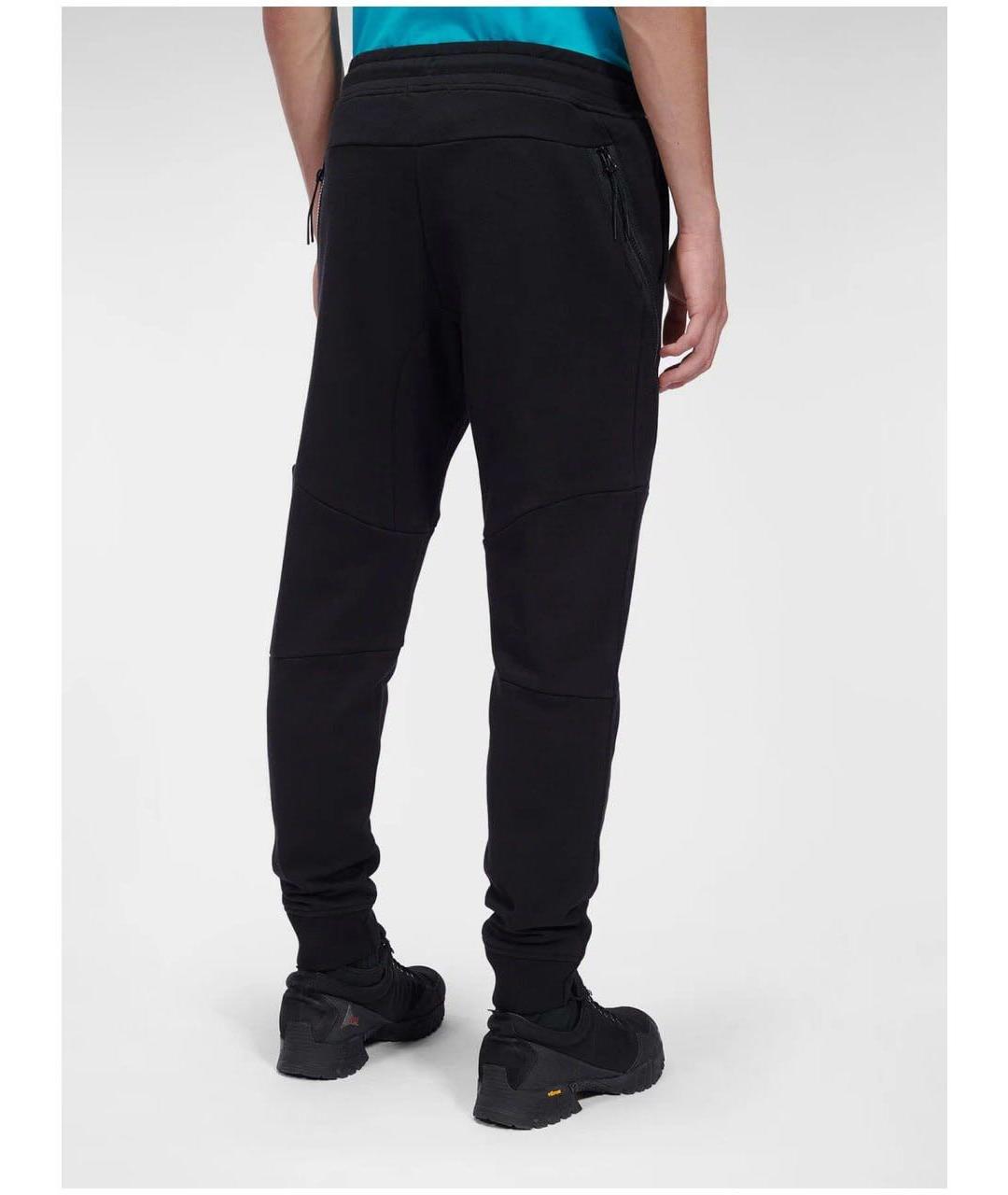 CP COMPANY Черные хлопковые повседневные брюки, фото 3