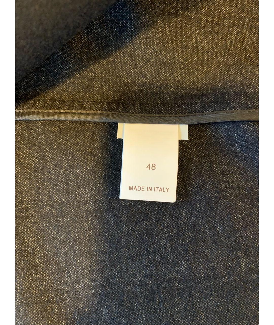 BRUNELLO CUCINELLI Темно-синий шерстяной жакет/пиджак, фото 5