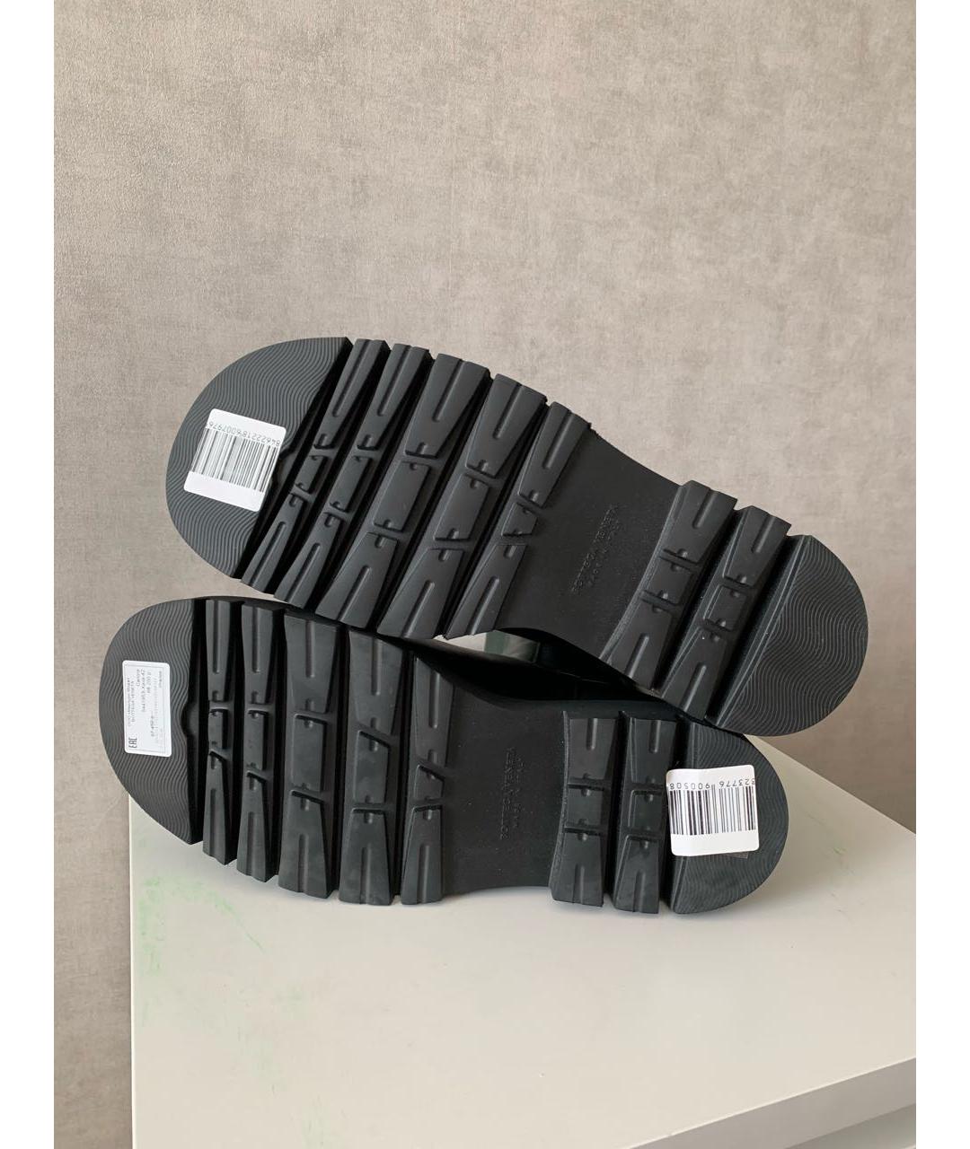 BOTTEGA VENETA Хаки кожаные полусапоги, фото 5