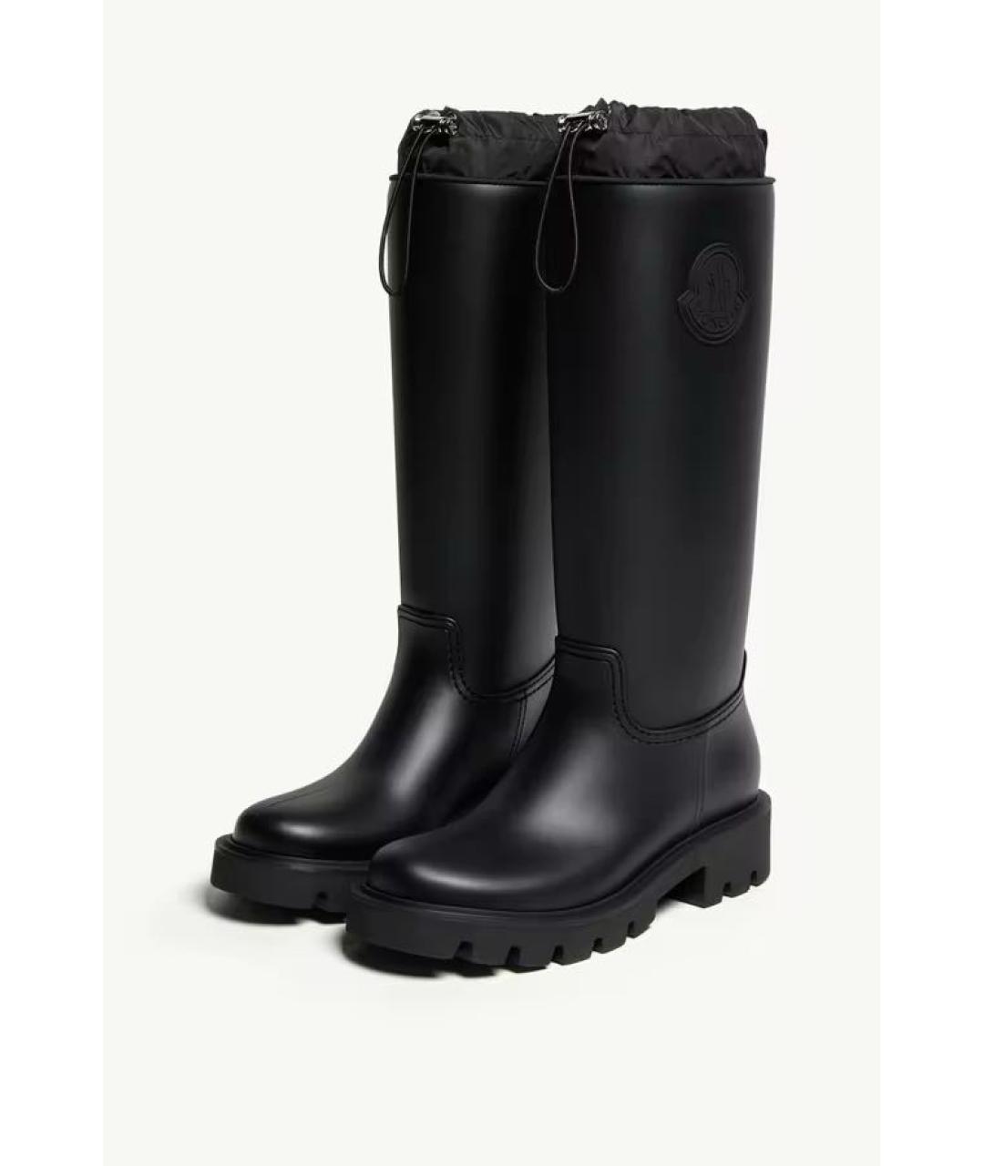 MONCLER Черные сапоги, фото 4