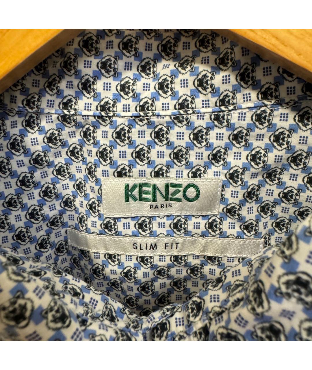 KENZO Мульти хлопковая кэжуал рубашка, фото 4
