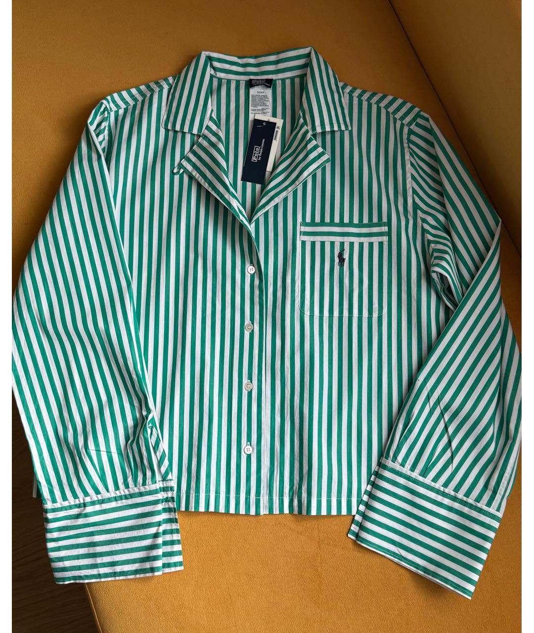 POLO RALPH LAUREN Зеленая хлопковая пижама, фото 8