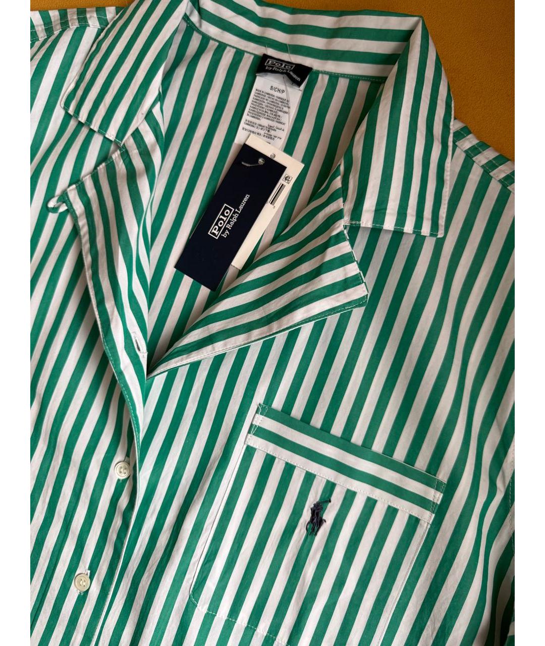 POLO RALPH LAUREN Зеленая хлопковая пижама, фото 4