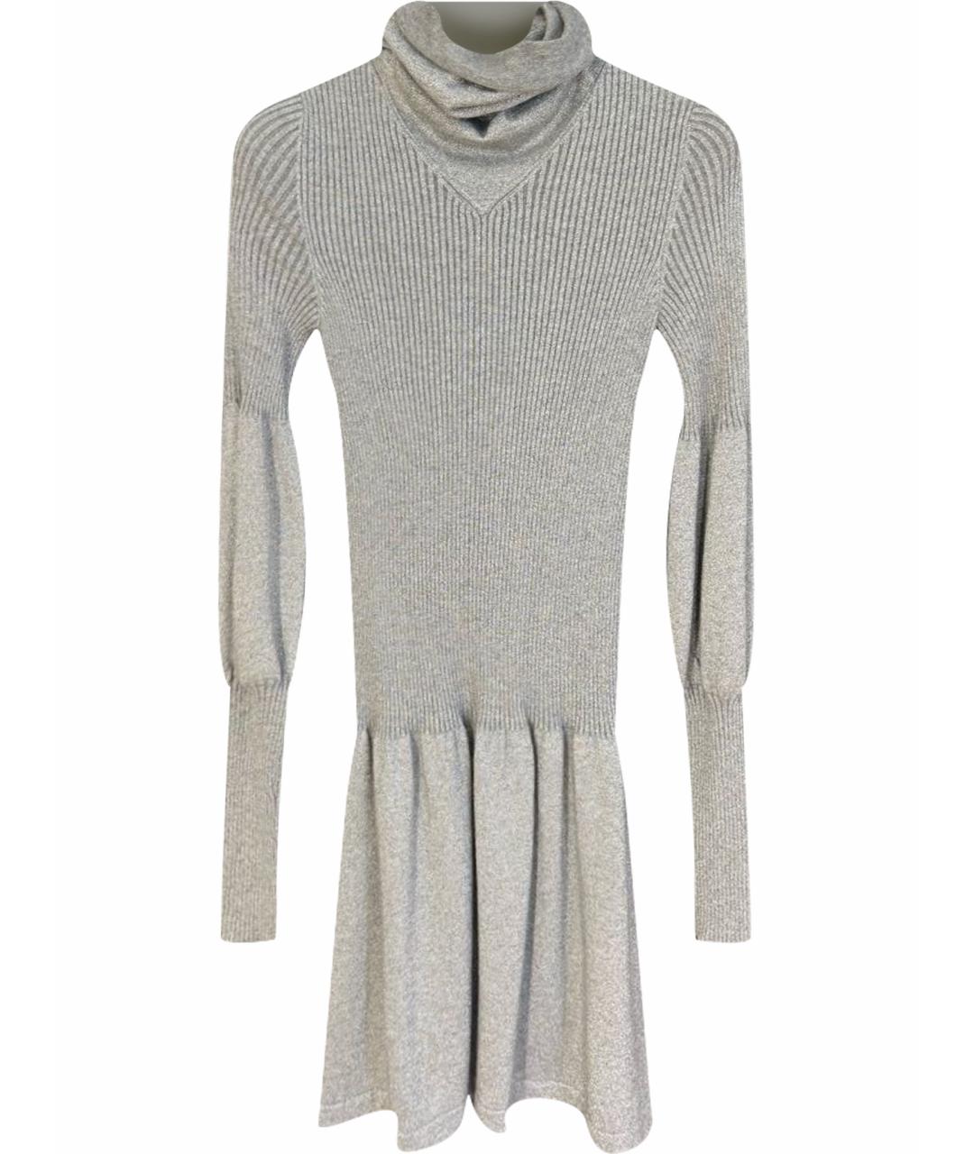 CHANEL Серебряное повседневное платье, фото 1