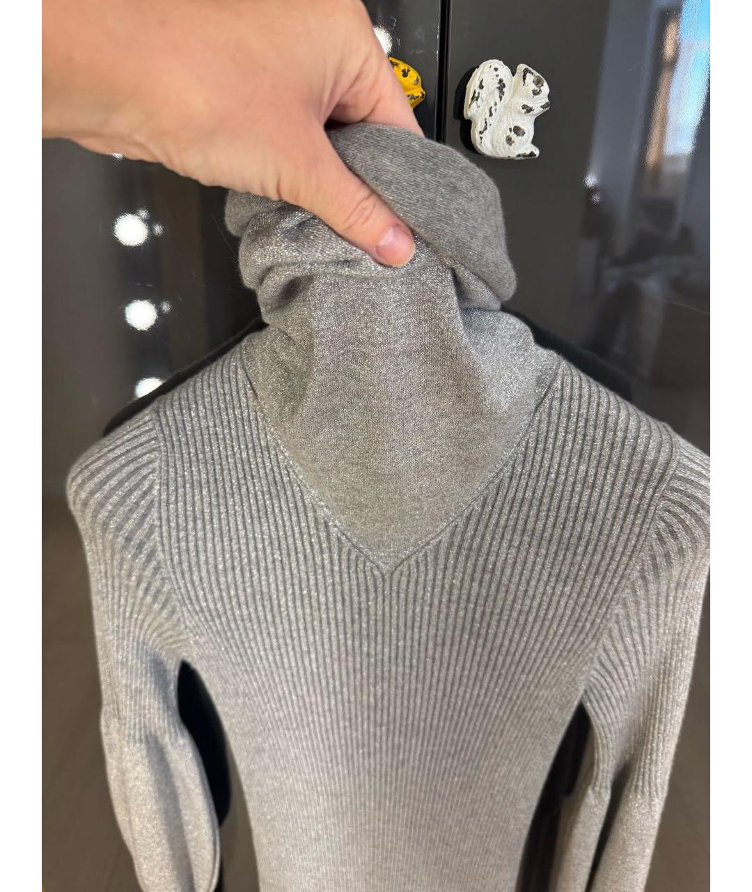 CHANEL Серебряное повседневное платье, фото 3