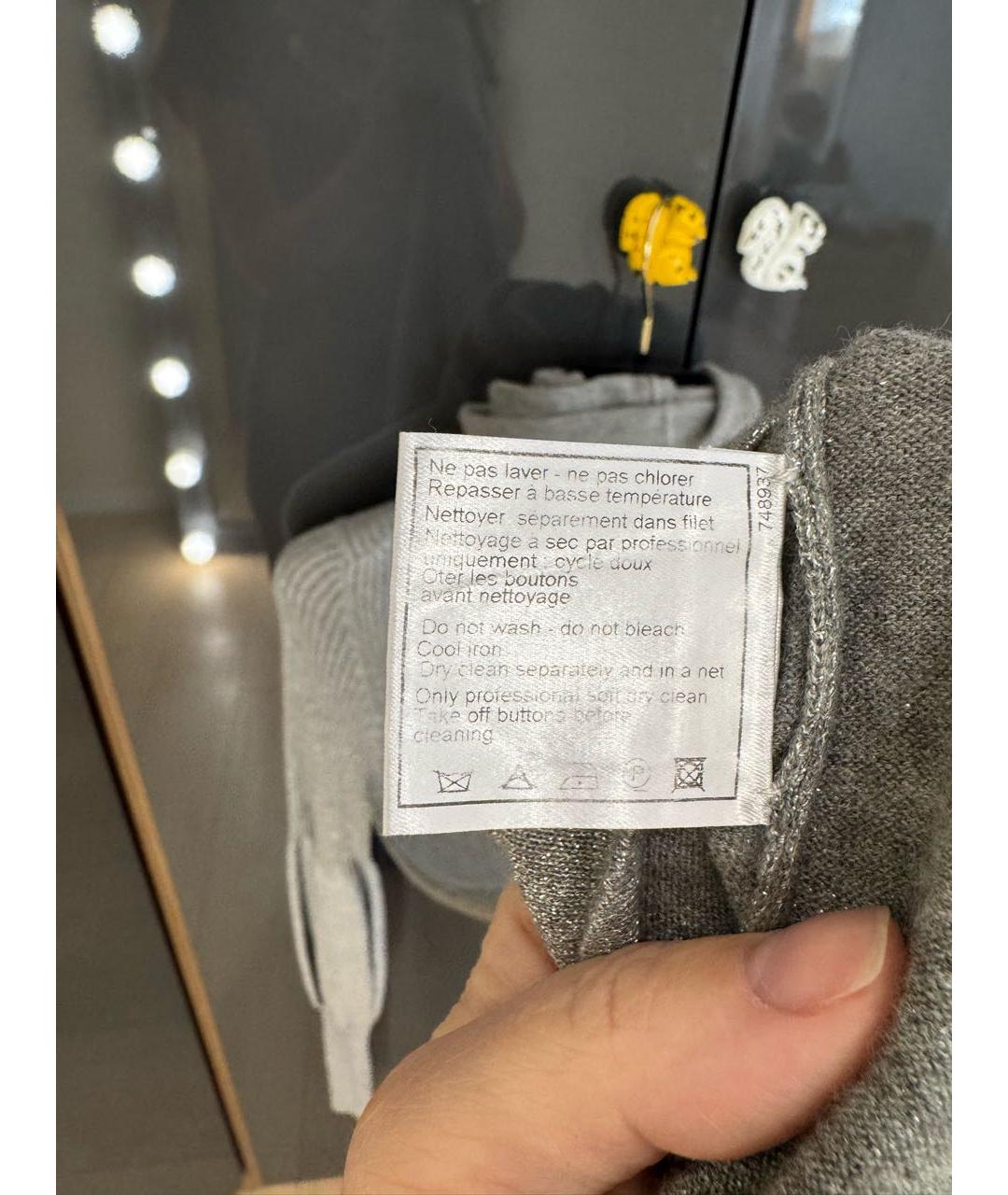 CHANEL Серебряное повседневное платье, фото 7