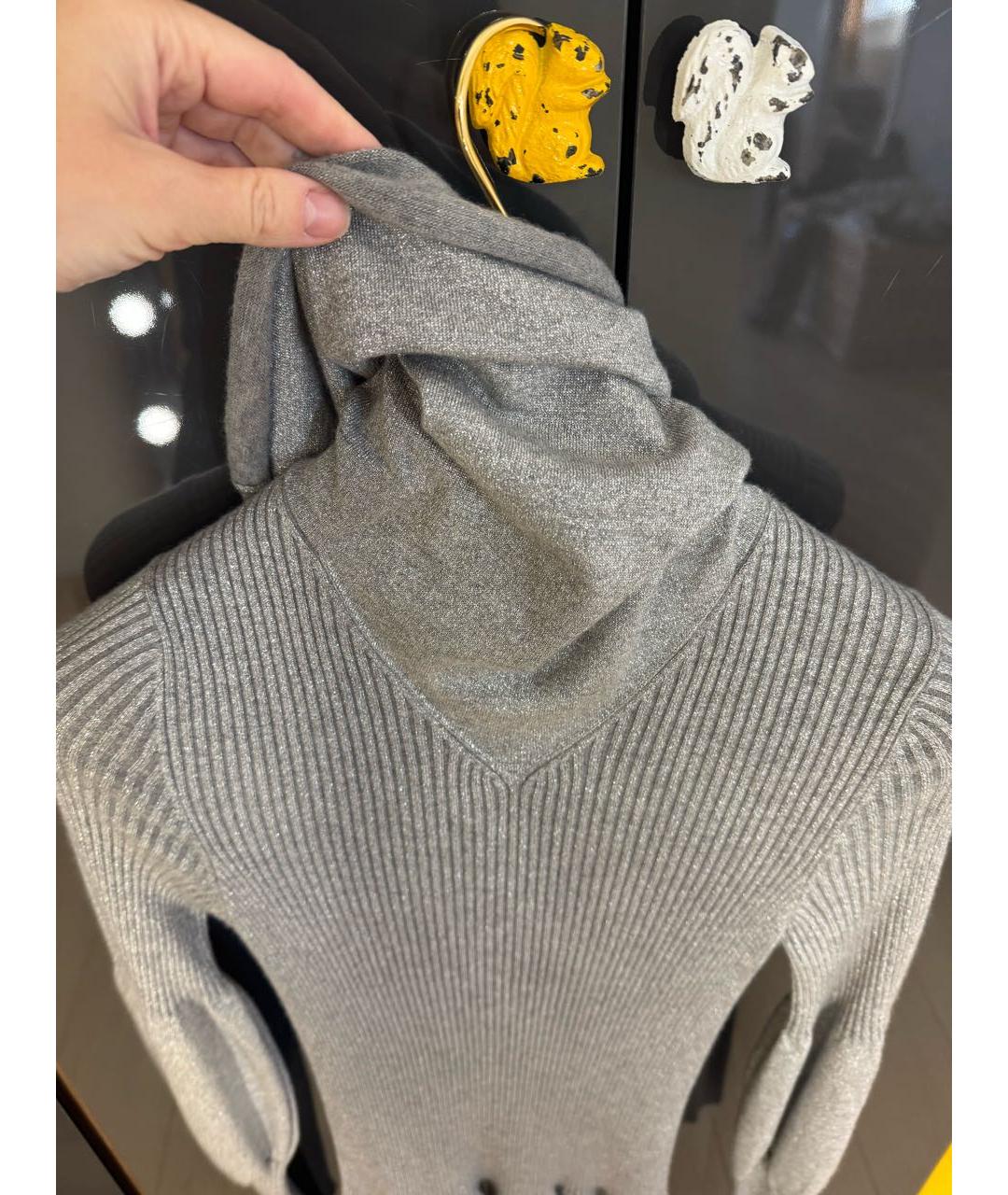 CHANEL Серебряное повседневное платье, фото 6