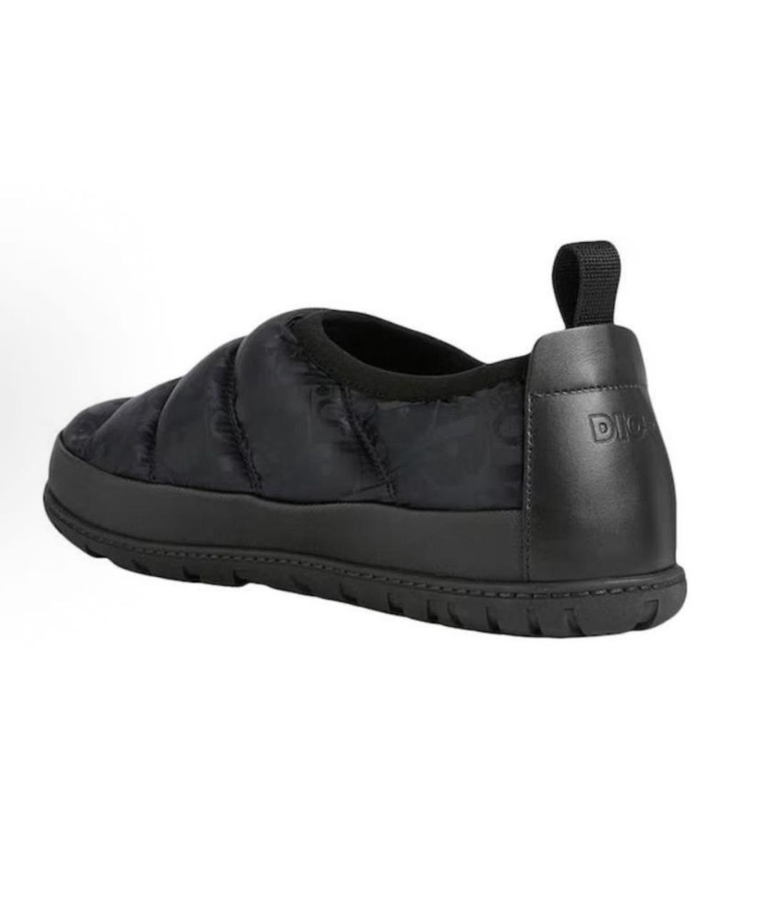 CHRISTIAN DIOR Черные слипоны, фото 4