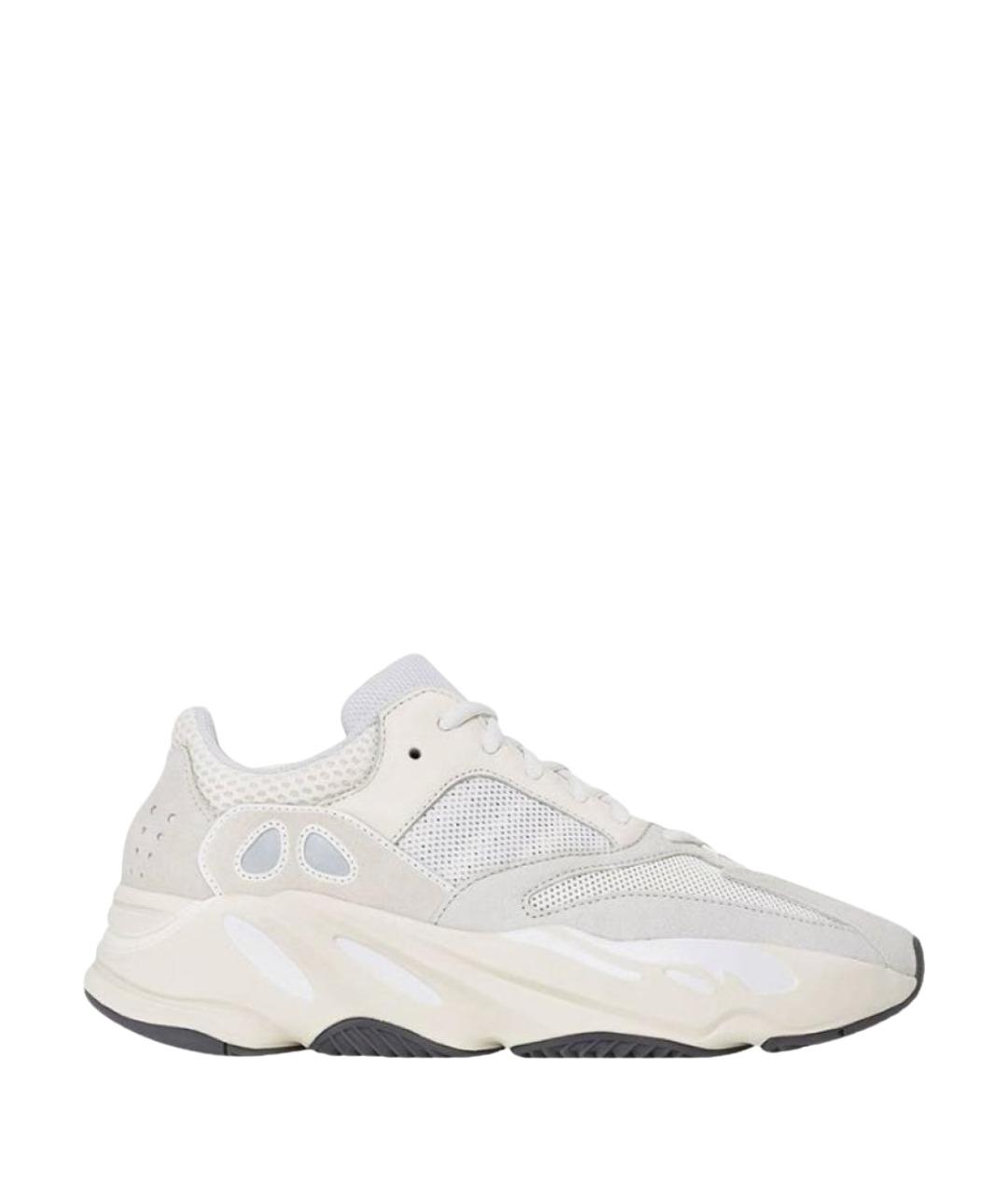 ADIDAS YEEZY Белые замшевые кроссовки, фото 1