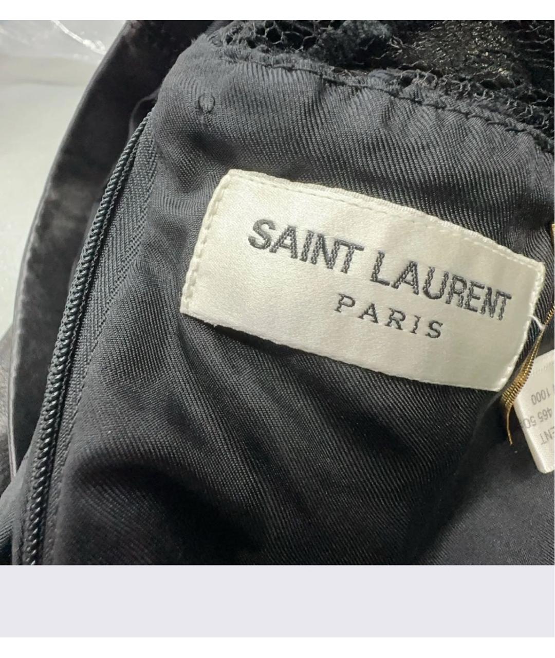 SAINT LAURENT Черное вечернее платье, фото 6