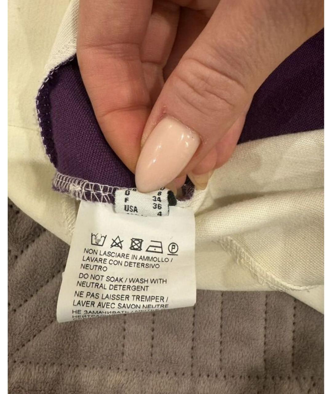 PINKO Белое вискозное повседневное платье, фото 5