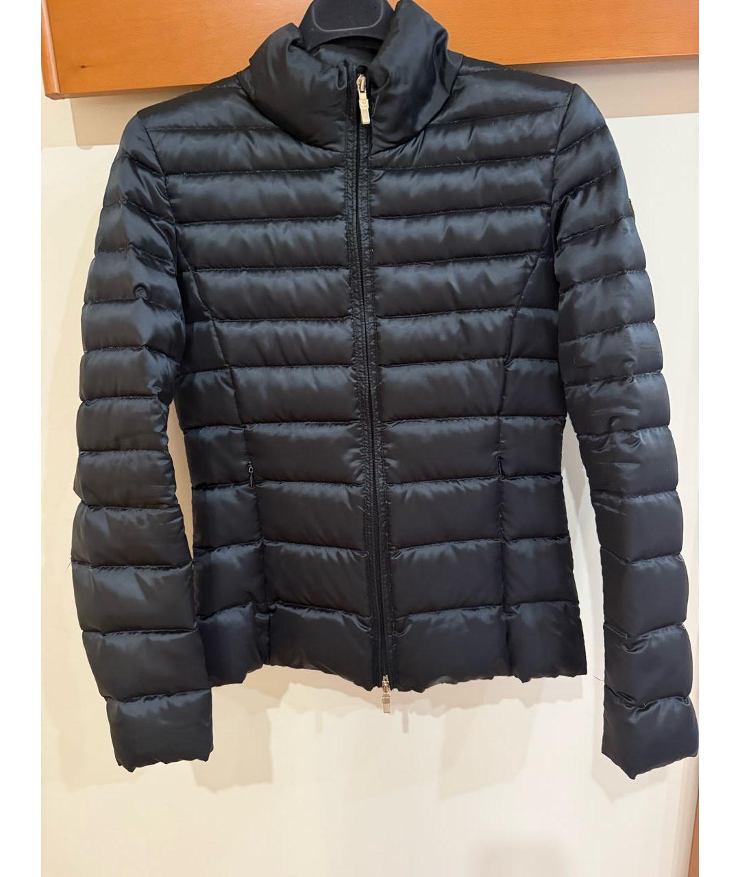 EMPORIO ARMANI Черная полиэстеровая куртка, фото 4