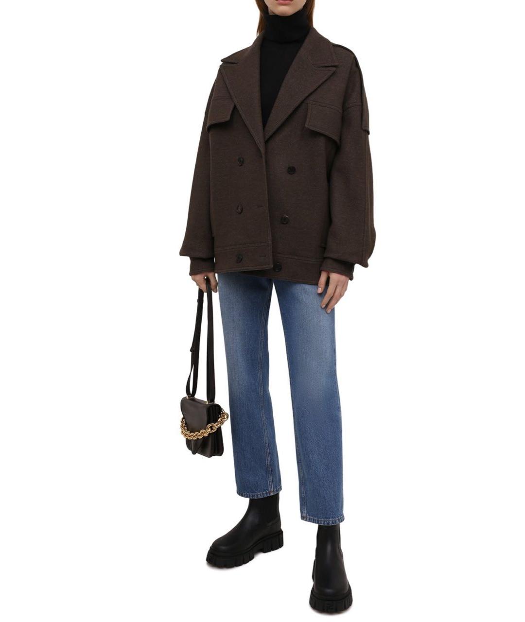 FENDI Черные кожаные полусапоги, фото 2