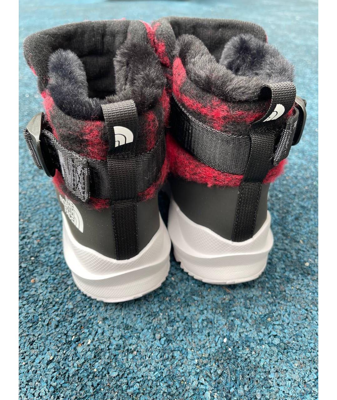 THE NORTH FACE Бордовые текстильные ботинки, фото 5