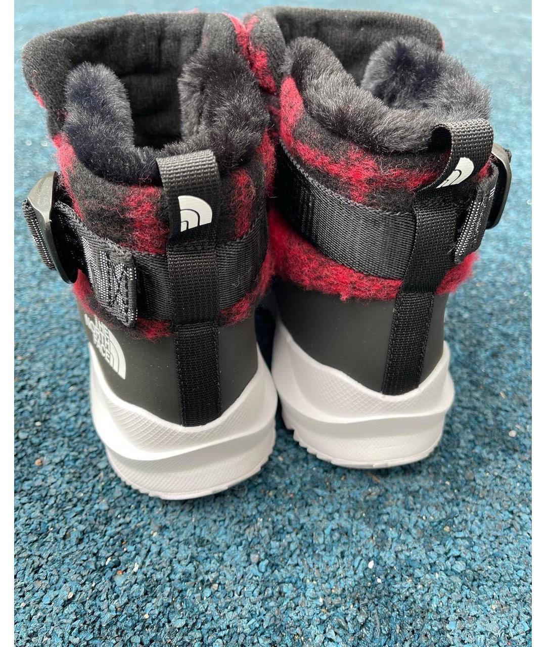 THE NORTH FACE Бордовые текстильные ботинки, фото 7