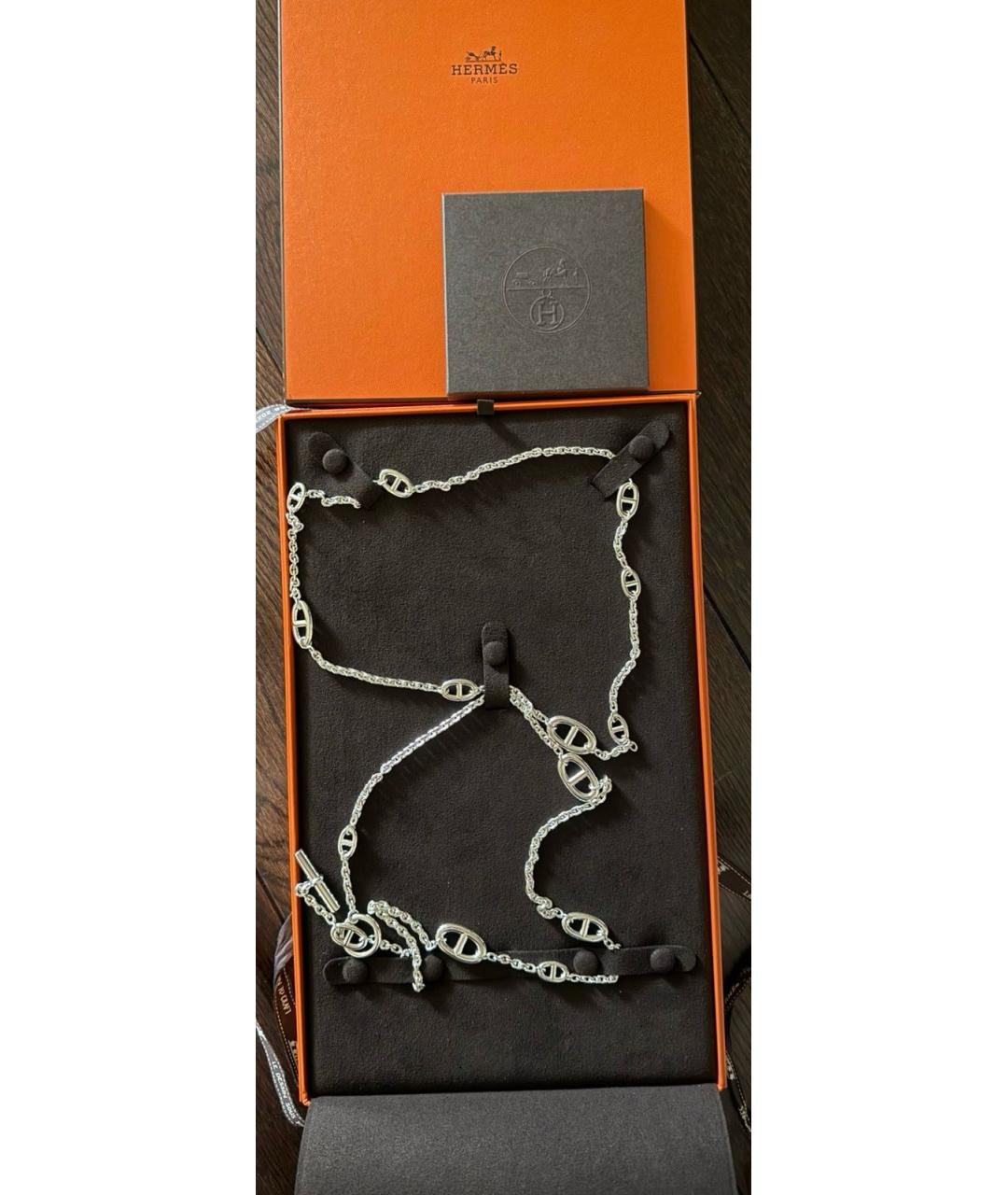 HERMES Серебряная серебряная цепочка, фото 3