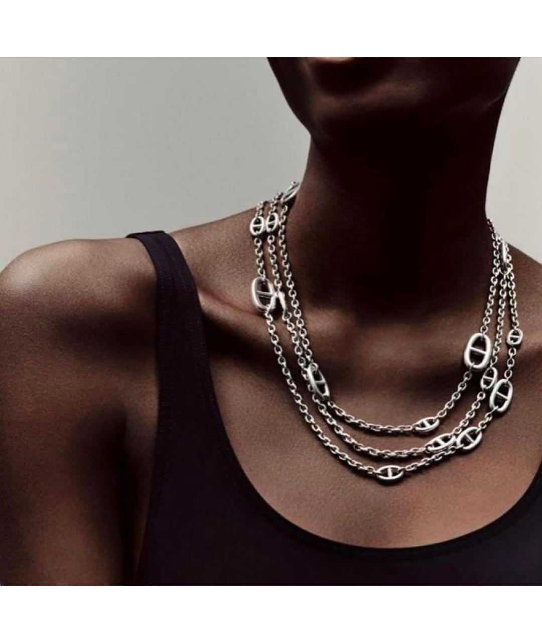 HERMES Серебряная серебряная цепочка, фото 2